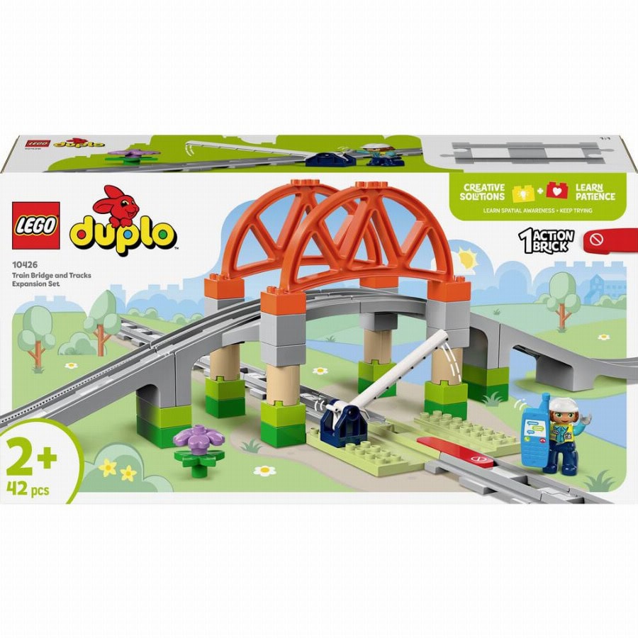 LEGO® DUPLO® 10426 Spoorbrug en rails – uitbreidingsset