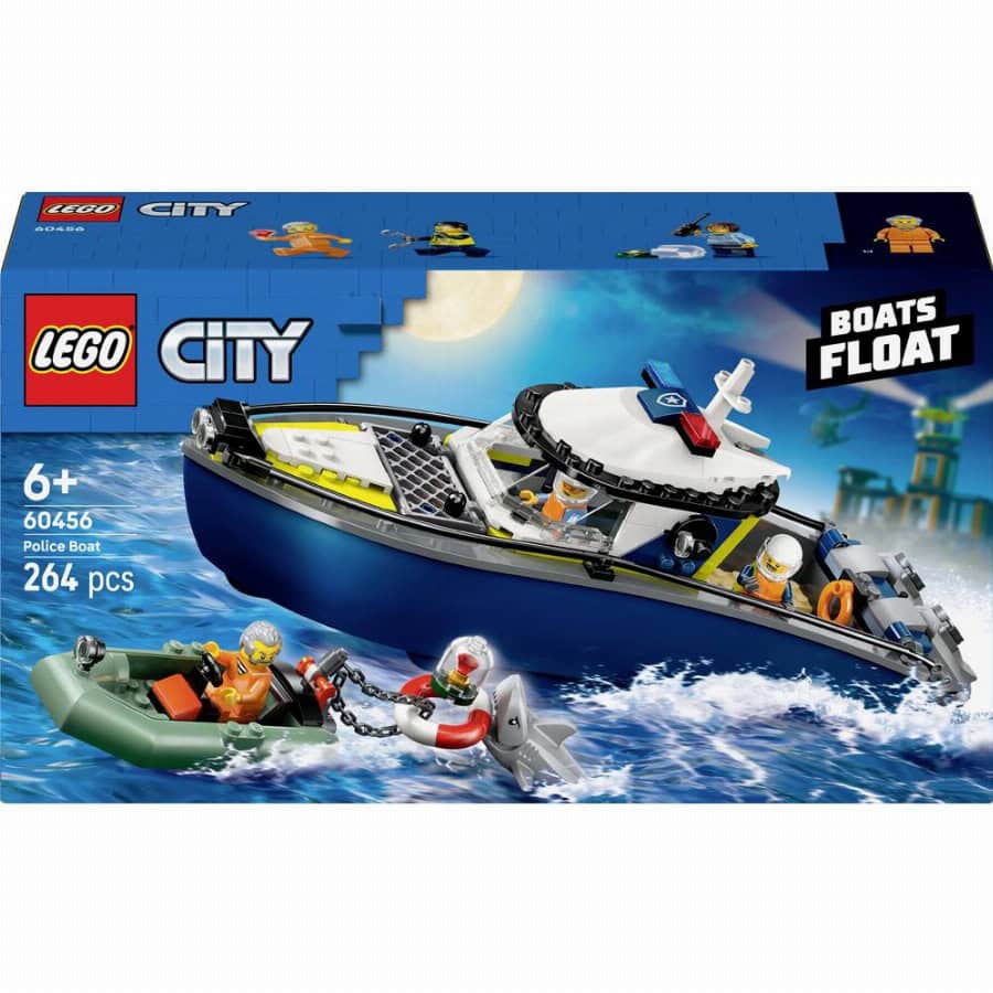LEGO® CITY 60456 Achtervolging in de politieboot