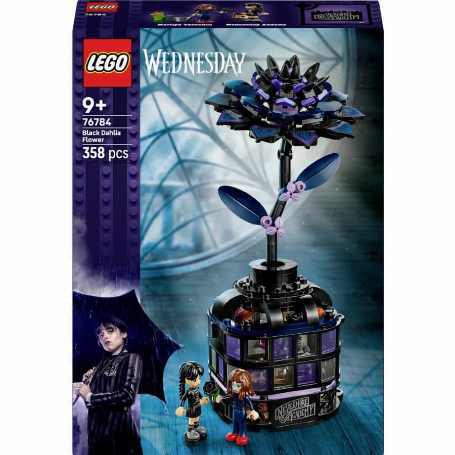 LEGO® Wednesday 76784 Zwarte dahlie