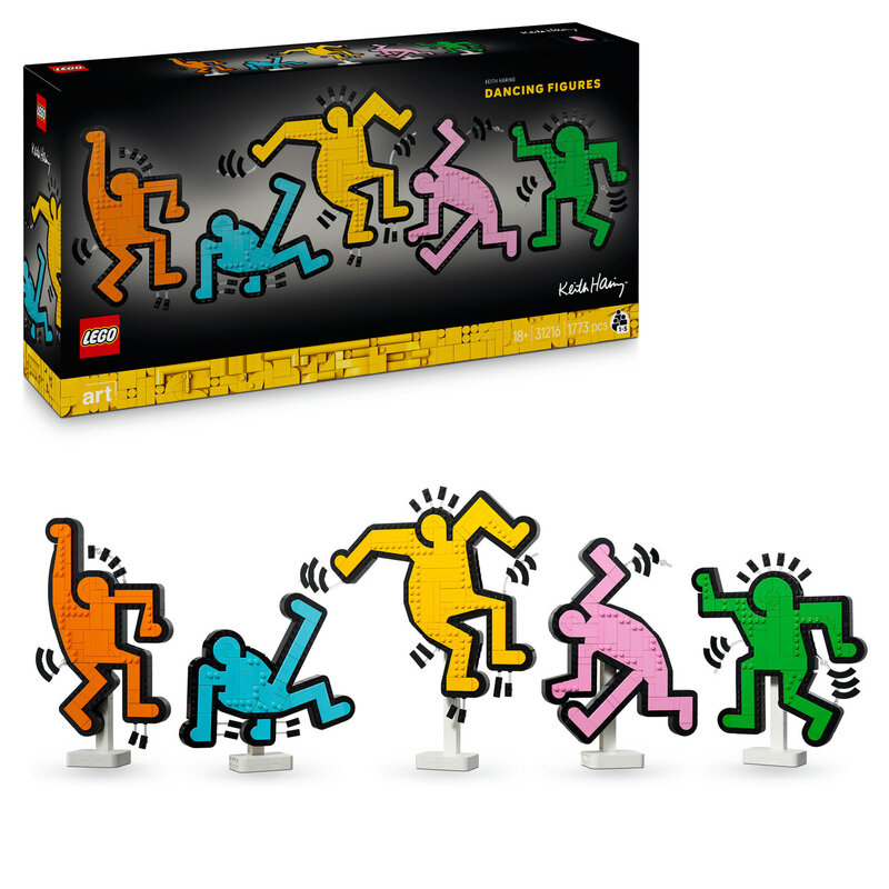 LEGO Art Keith Haring Dansende Figuren 31216