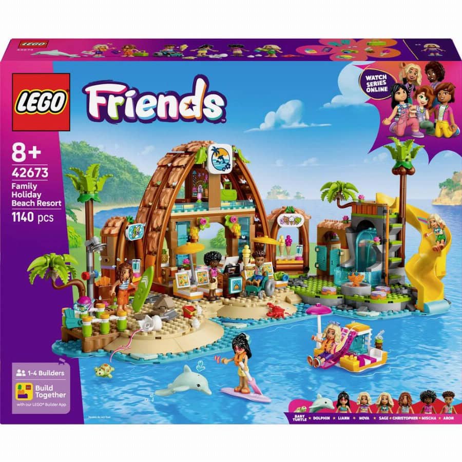 LEGO® FRIENDS 42673 Familie vakantie in de strandtoevlucht