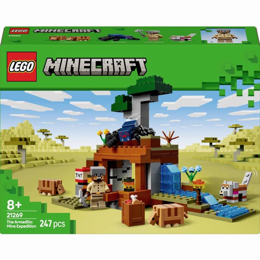 LEGO® MINECRAFT 21269 De expeditie naar riemdiermijn