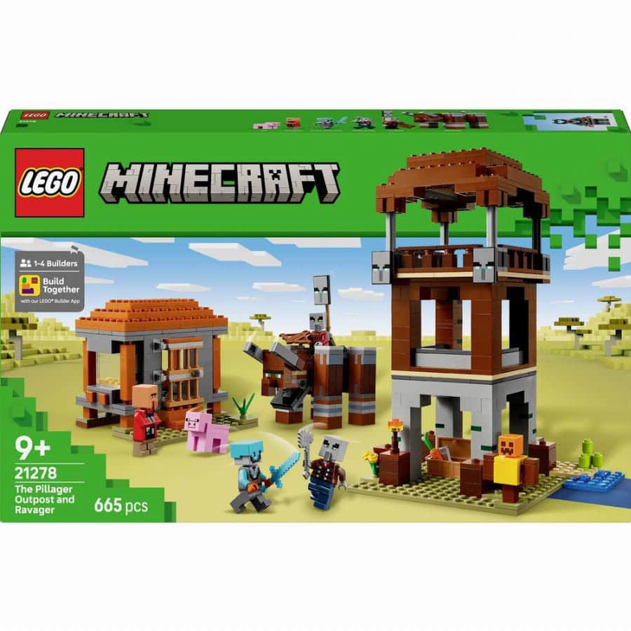 LEGO® MINECRAFT 21278 Een verwennster op de buitenpost van de pluchter