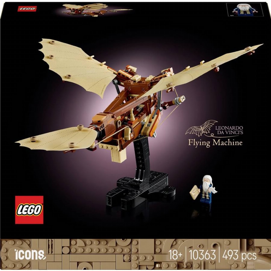 LEGO® ICONS™ 10363 Leonardo da Vinci vliegtoestel