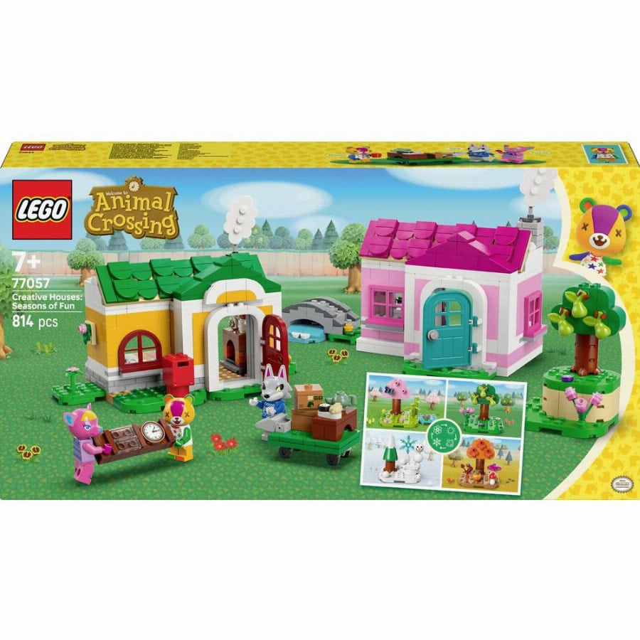 LEGO® Animal Crossing 77057 Creatieve huizen: Jaargetijde vol plezier