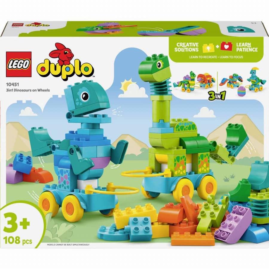 LEGO® DUPLO® 10451 Dinos op wielen 3-in-1 set