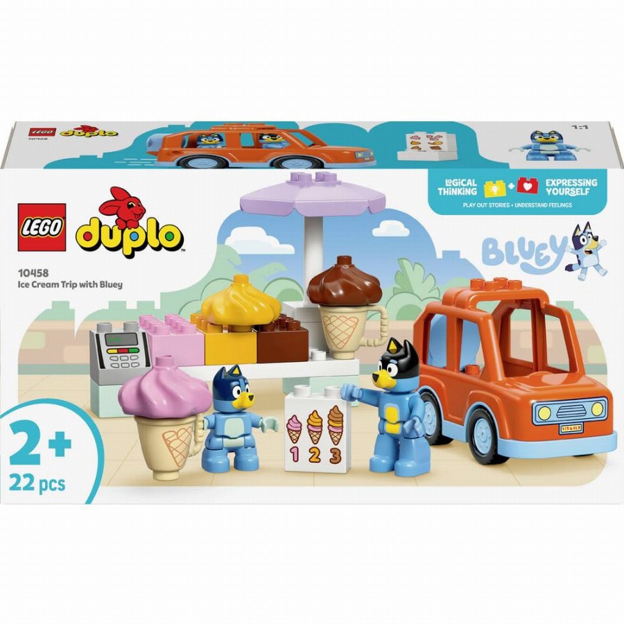 LEGO® DUPLO Bluey 10458 Uitstapje naar de ijssalon met Bluey