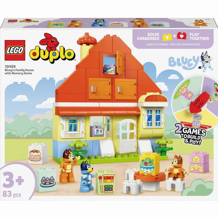 LEGO® DUPLO Bluey 10459 Blueys familiehuis met memory-game