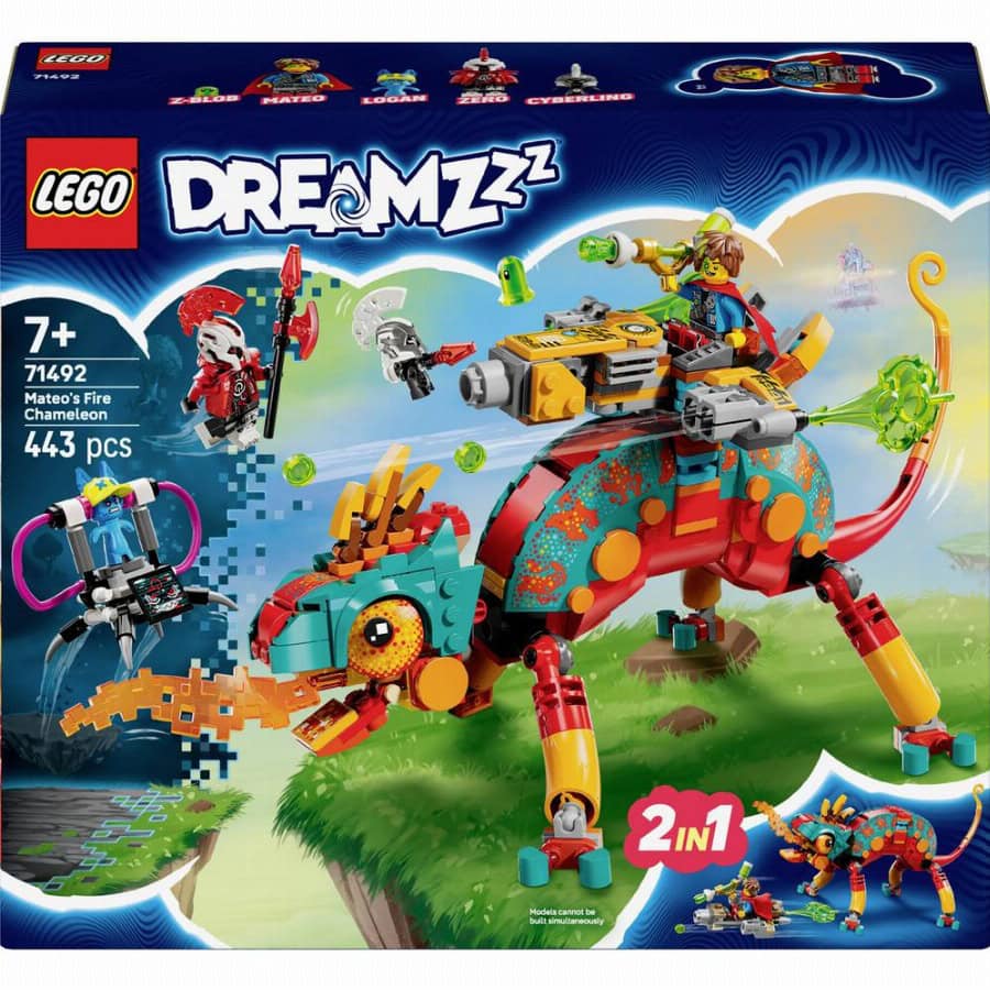 LEGO® DREAMZZZ 71492 Mateos vuurkameleon