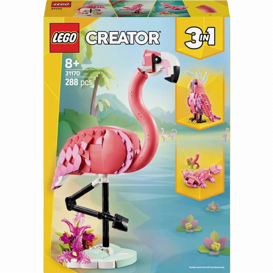 LEGO® CREATOR 31170 Wilde dieren: Roze flamingo