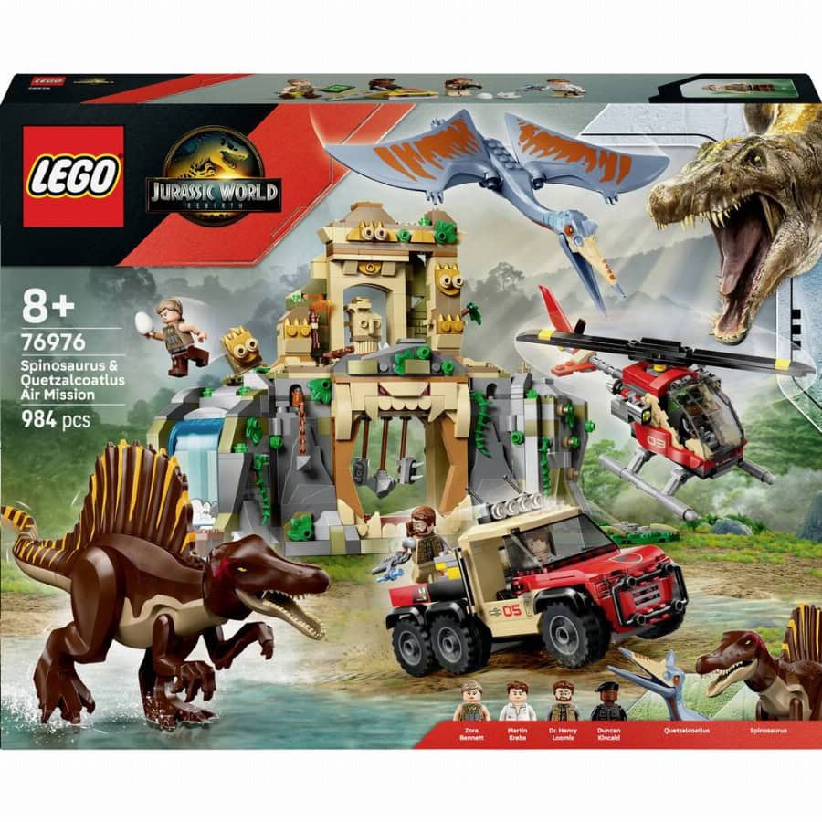 LEGO® JURASSIC WORLD™ 76976 Spinosaurus & Quetzalcoatlus: Helikopter-inzet