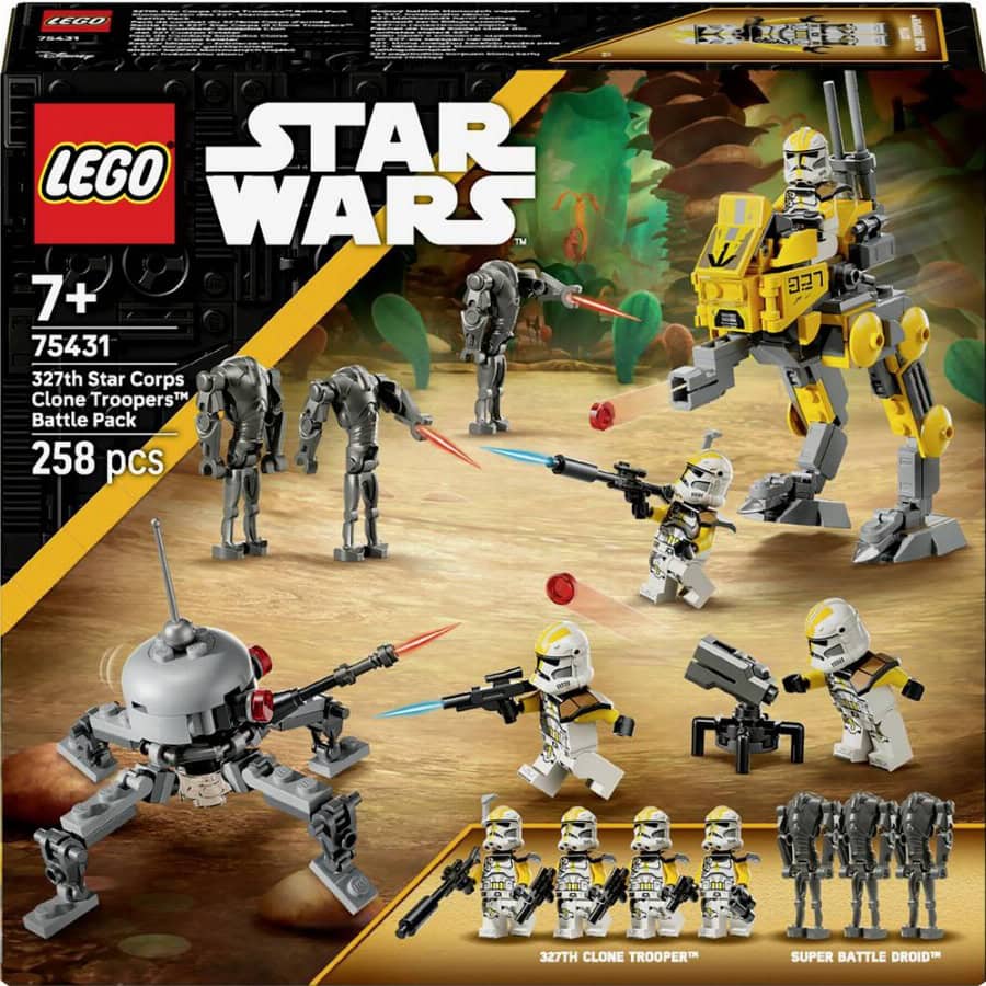 LEGO® STAR WARS™ 75431 Kloonsolgegevens van de 327. Sterrenkorps Battle Pack