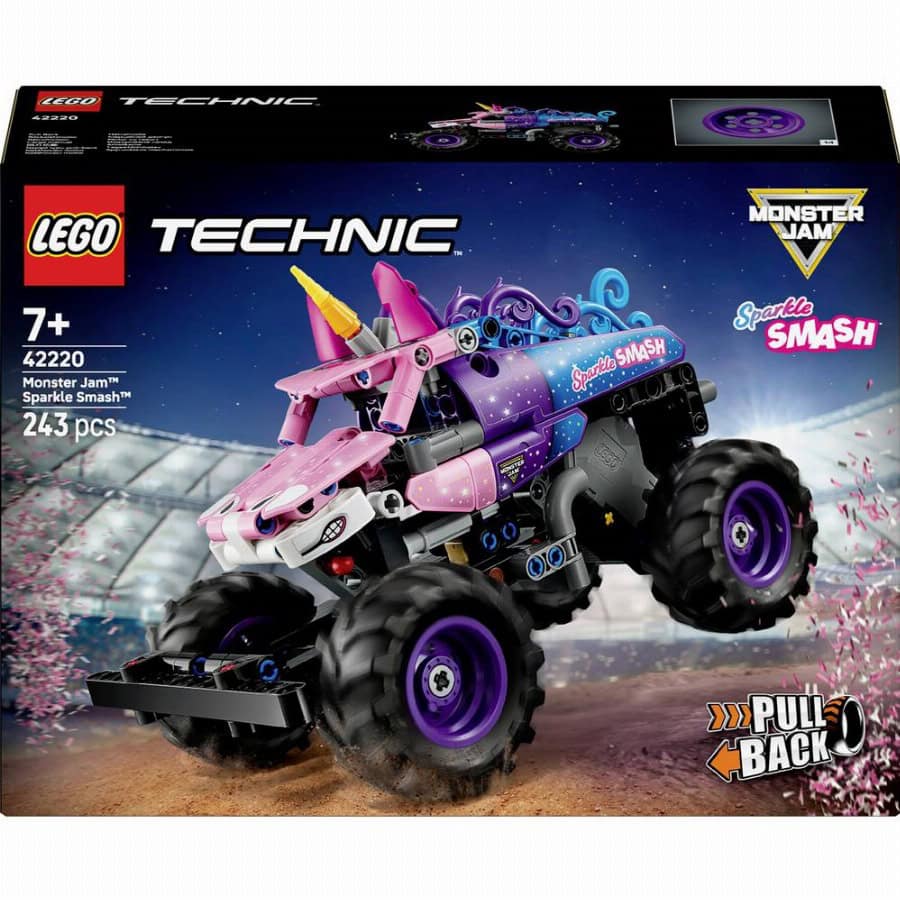 LEGO® TECHNIC 42220 Monster JAM™ Sparkle Smash™ met terugtrekmotor (42220)