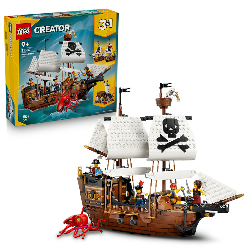 LEGO Creator 3-in-1 Klassiek Piratenschip 31387