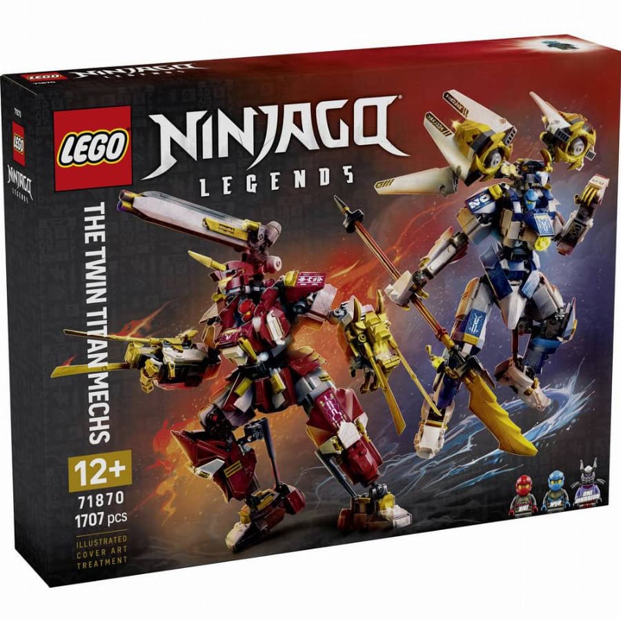 LEGO® NINJAGO 71870 De tweeling titanium mechs