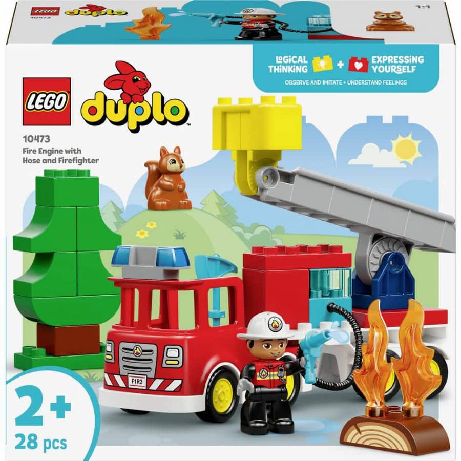 LEGO® DUPLO® 10473 Löschauto met slang en brandweerman (10473)