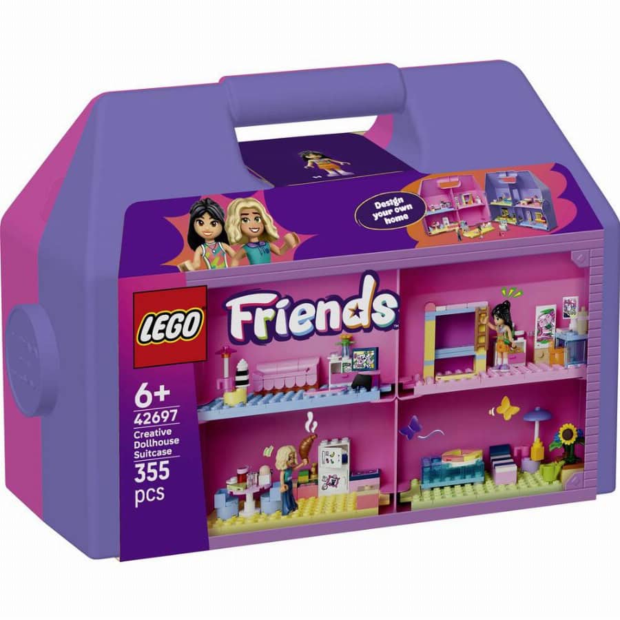 LEGO® FRIENDS 42697 Draagbaar poppenhuis met 8 kamers en 2 spelfiguren