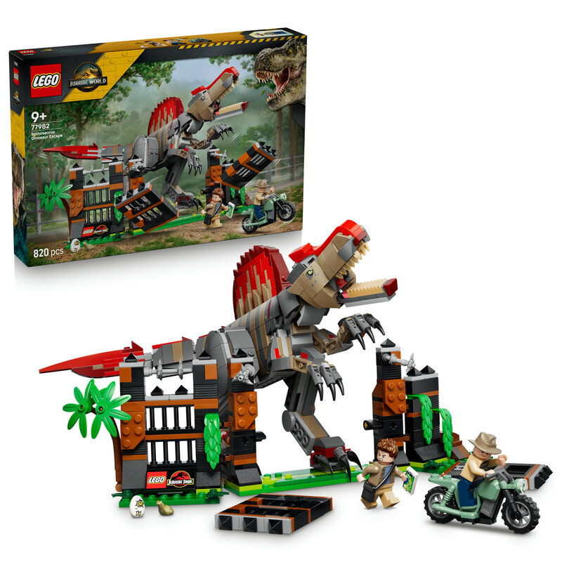 LEGO Jurassic World Spinosaurus ontsnapping 77982
