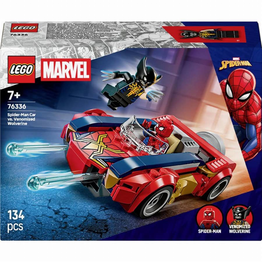 LEGO® MARVEL SUPER HEROES 76336 Spider-Man auto VS Venomized Wolverine (76336)