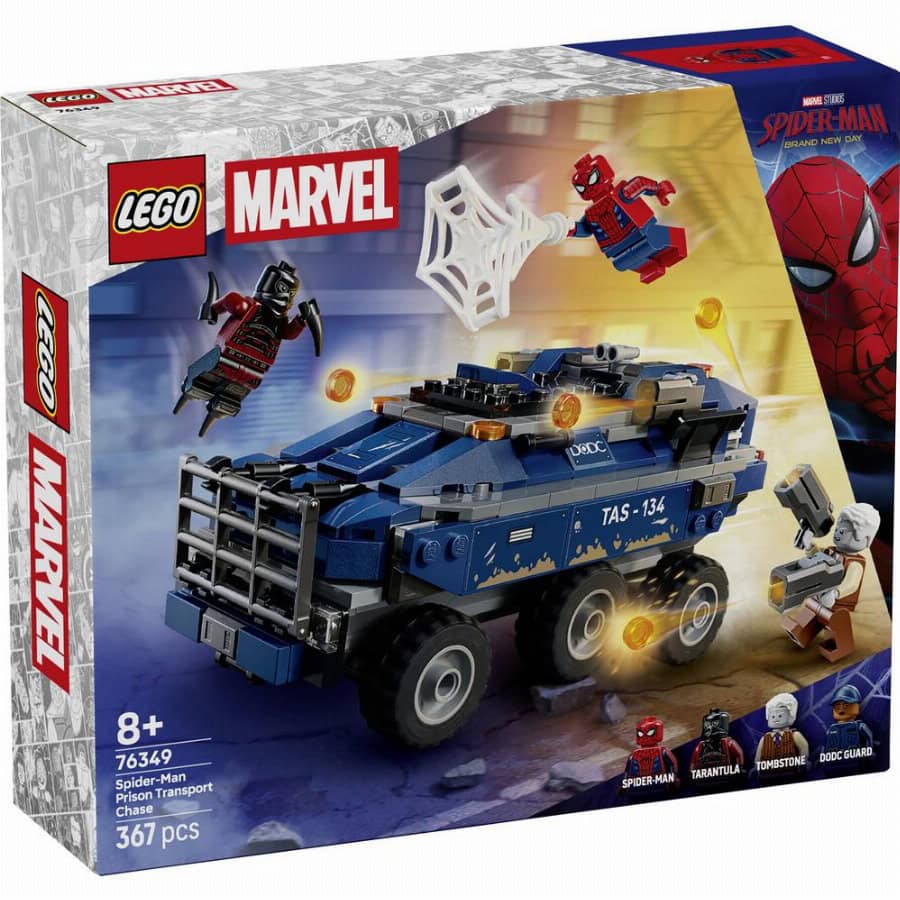 LEGO® MARVEL SUPER HEROES 76349 Spider-Man jaagt de gevangenisstransporter op
