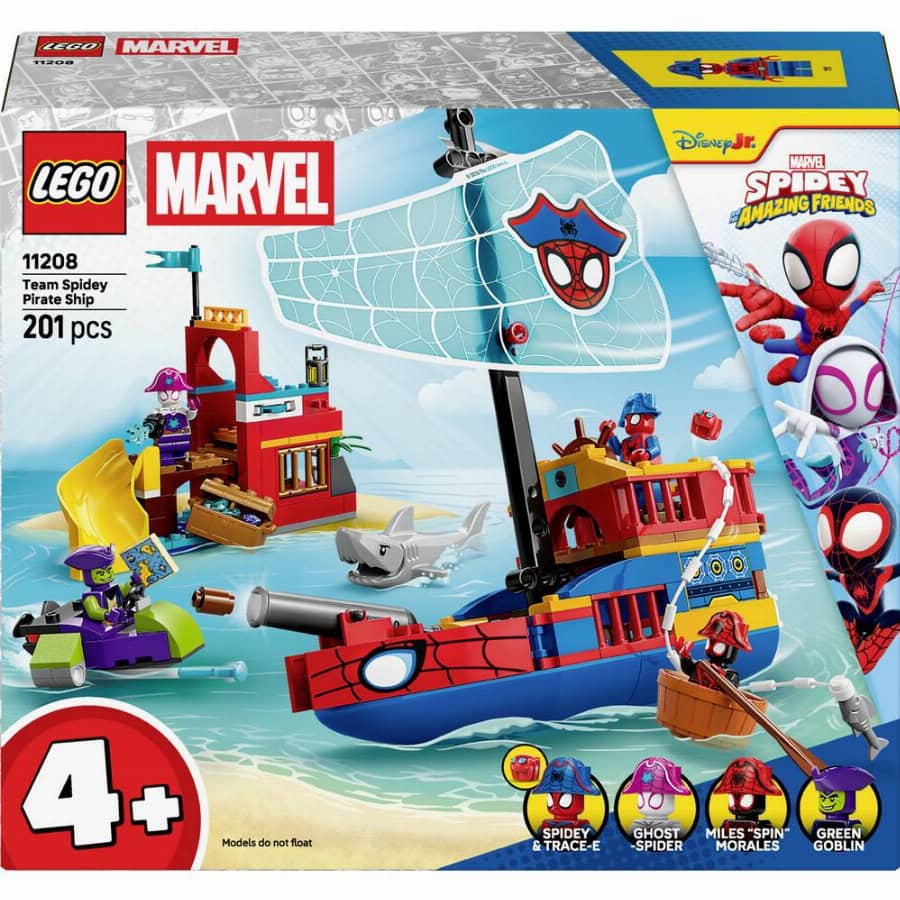 LEGO® MARVEL SUPER HEROES 11208 Piratenschip van Spideys team (11208)