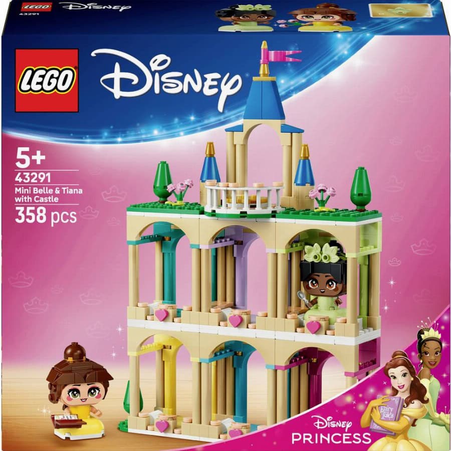 LEGO® DISNEY 43291 Princess de mini-prinsessen Belle en Tiana met hun kasteel (43291)