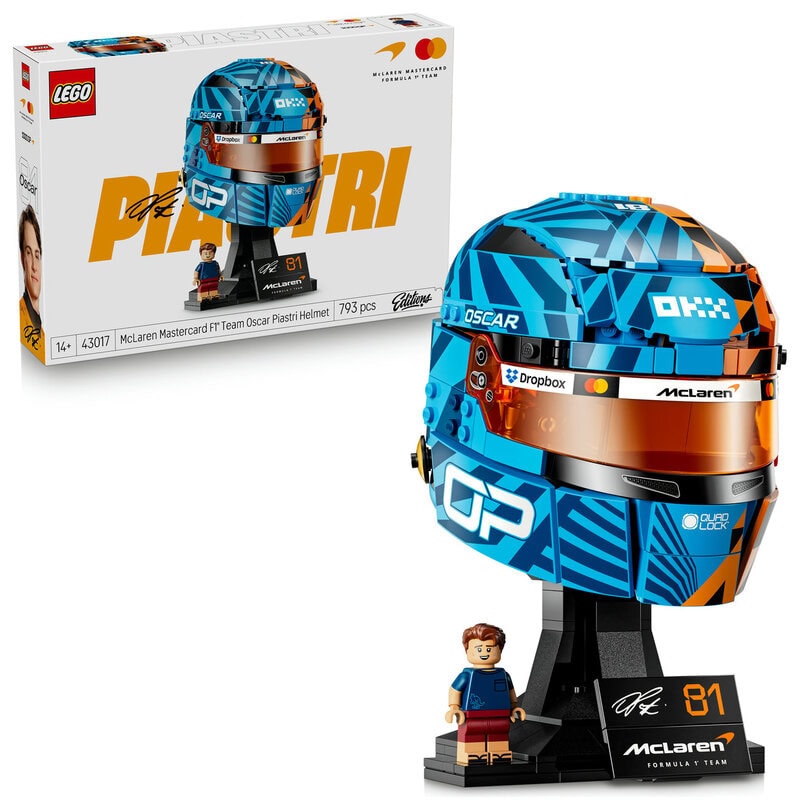 LEGO Editions McLaren Mastercard F1 Team helm van Oscar Piastri 43017