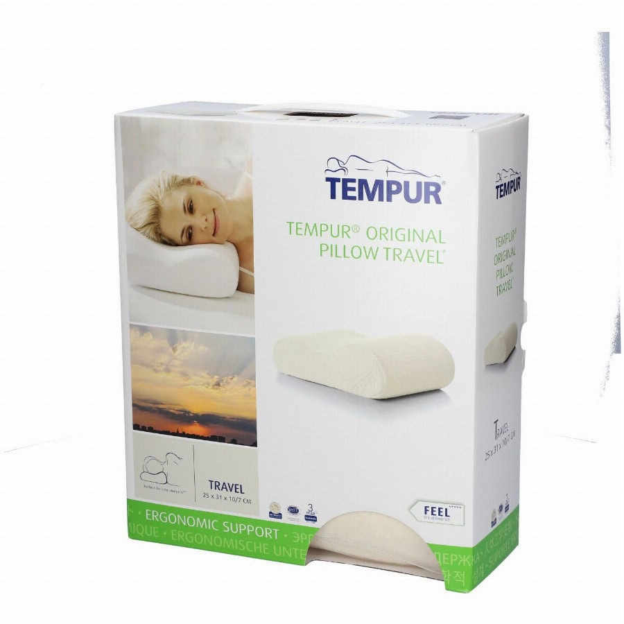 Tempur Hoofdkussen Travel 25 x 31 10 cm 1 Kussen