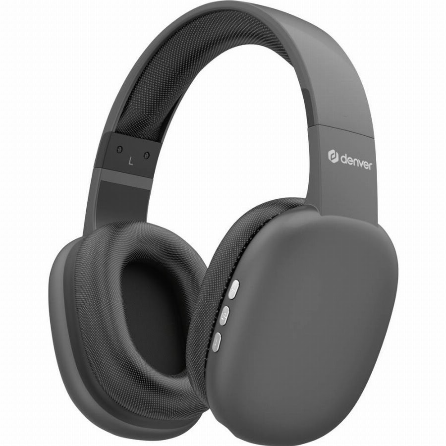Denver BTH-252MK2 Over Ear headset Bluetooth, Draadloos, Kabel Stereo Zwart Headset, Volumeregeling, Afstandsbediening, Indicator voor batterijstatus Telefoon