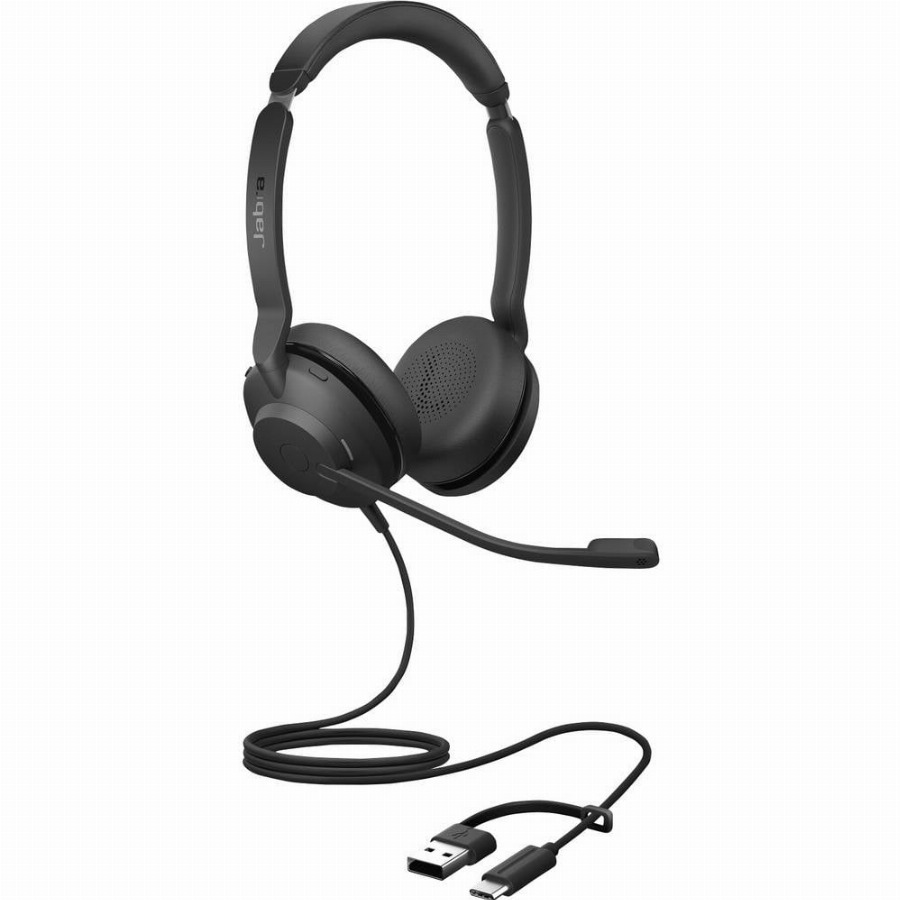 Jabra Evolve2 30 SE On Ear headset Kabel Stereo Zwart Ruisonderdrukking (microfoon), Noise Cancelling Headset Telefoon