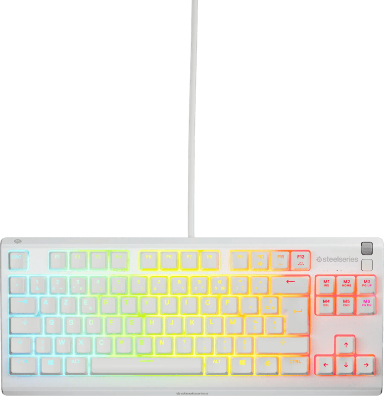 SteelSeries Apex 3 TKL Gaming Toetsenbord Azerty Wit