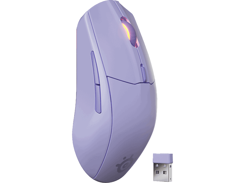 SteelSeries Rival 3 Gen 2 Draadloze Gaming Muis Lavendel