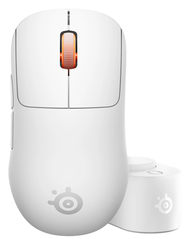 SteelSeries Sensei Pro WL Mini Draadloze Gaming Muis Wit