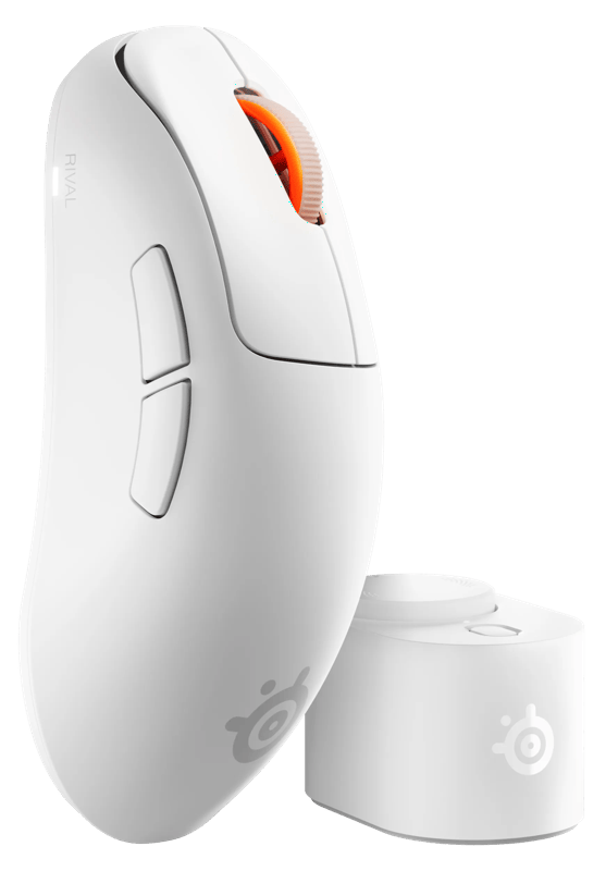 SteelSeries Rival Pro WL Mini Draadloze Gaming Muis Wit