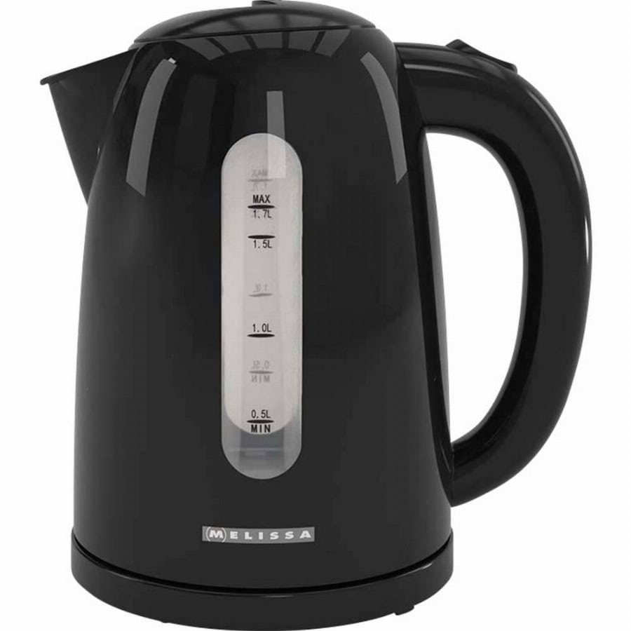 Melissa 16130301 Waterkoker Controlelampje Aantal/Volume: 1.7 l Zwart