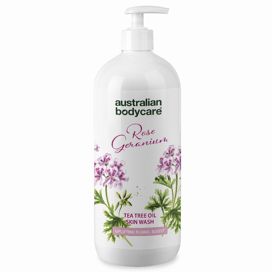 Australian Bodycare Professionele Rose Geranium Skin Wash 1000 Douchegel