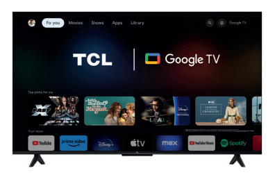 TCL 50P61K - 50 inch - 4K LED - 2025 - Smart TV