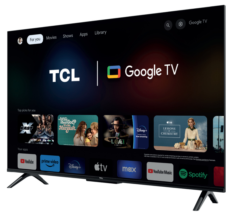 TCL 43P61K - 43 inch - 4K LED - 2025 - Smart TV