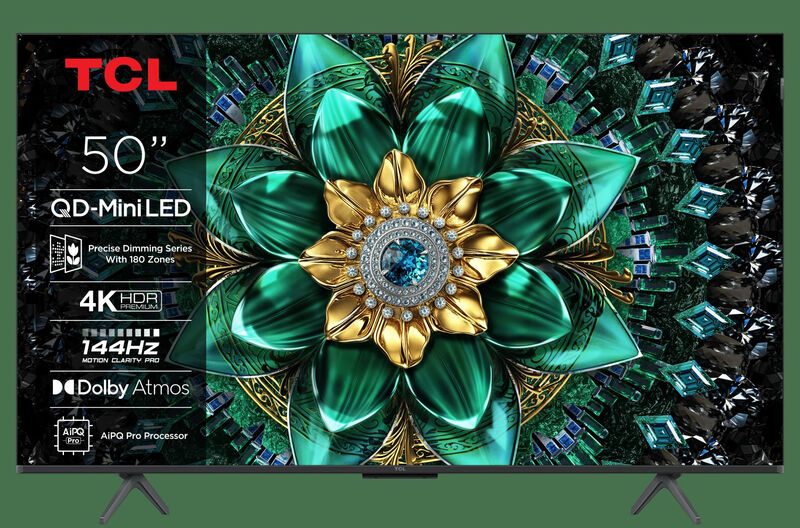 TCL 50Q6C – 50 inch – 4K Mini LED – 144 Hz – Smart TV