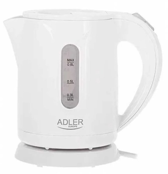 Adler AD 1371 – Waterkoker – kunststof – camping – klein formaat – 0.8 liter