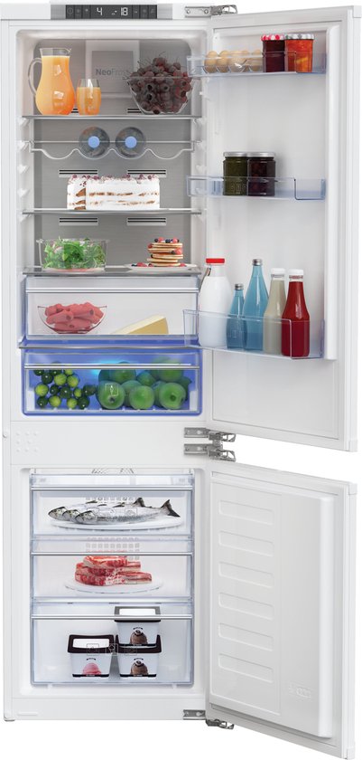 Beko BCNA275E4FN koel-vriescombinatie Ingebouwd 254 l E Wit