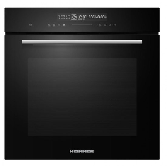 Heinner HBO-M7214GCDRC-GBK Inbouw Oven – 72 L – Energieklasse A+ – Heteluchtfunctie – Grill – 14 Functies – AirFry-functie – Touchdisplay – Zwart – 5 Jaar Garantie