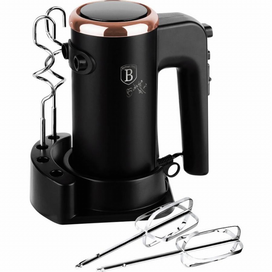 BerlingerHaus BH9475 Handmixer 300 W Zwart, Roze
