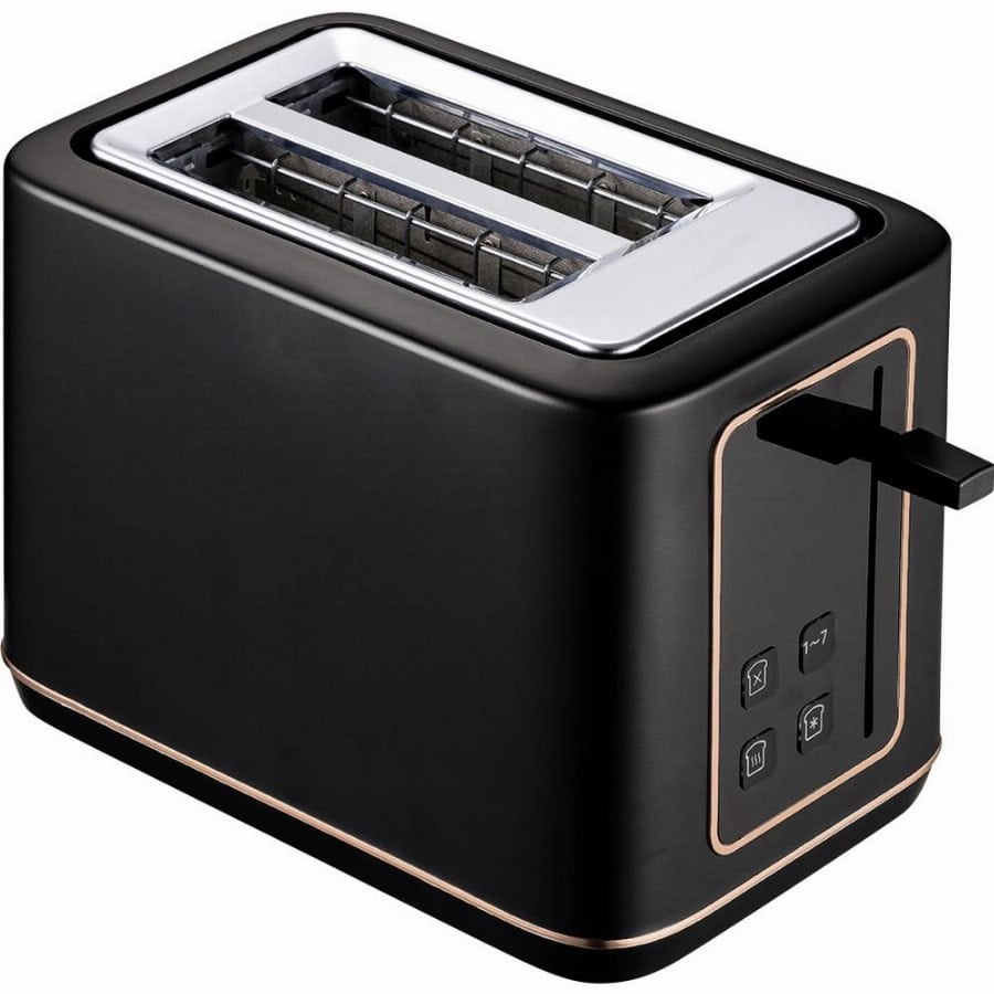 BerlingerHaus Broodrooster Met display, Toastfunctie Zwart, Roze