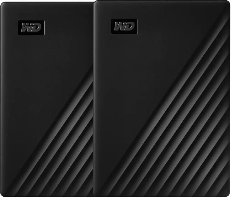 WD My Passport 4TB Black – Duo pack