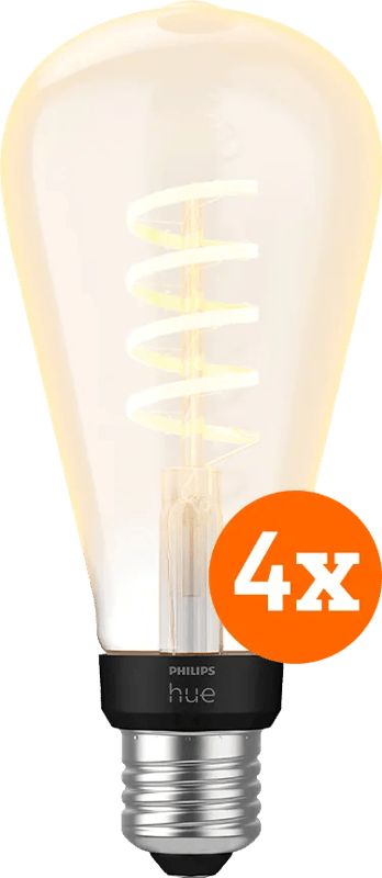 Philips Hue Filament White Ambiance Edison XL 4-pack