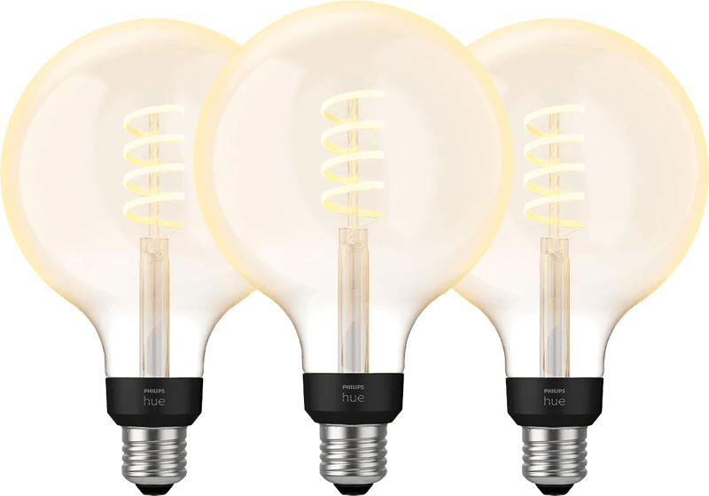Philips Hue Filament White Ambiance Globe XL 3-pack