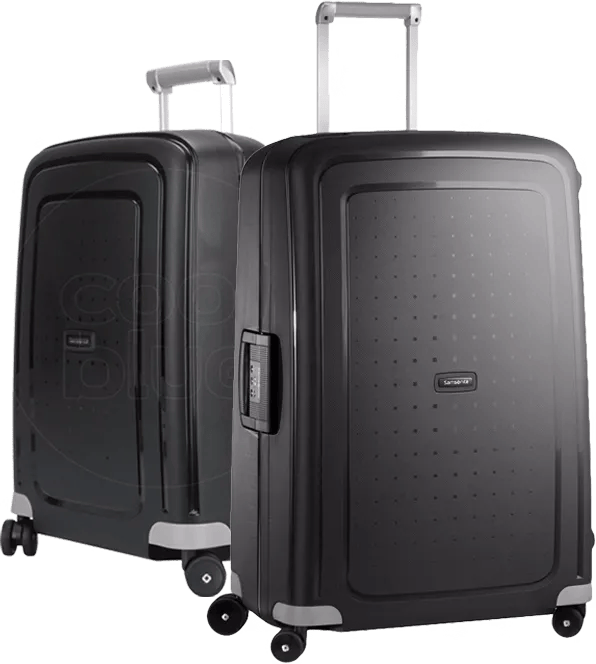 Samsonite S’cure Spinner 75+55cm Black kofferset