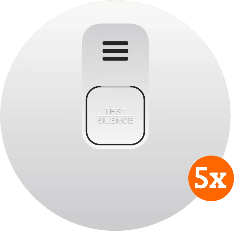 Elro Blue Line CBFS58R Koppelbare Rookmelder 5-pack (10 jaar)