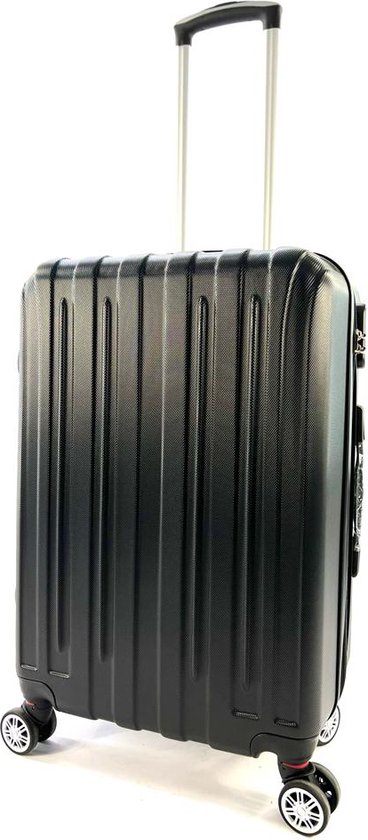 AATravel XL Reiskoffer – Trolley ABS – Met dubbele wielen – 75 cm – 97 Liter – Zwart